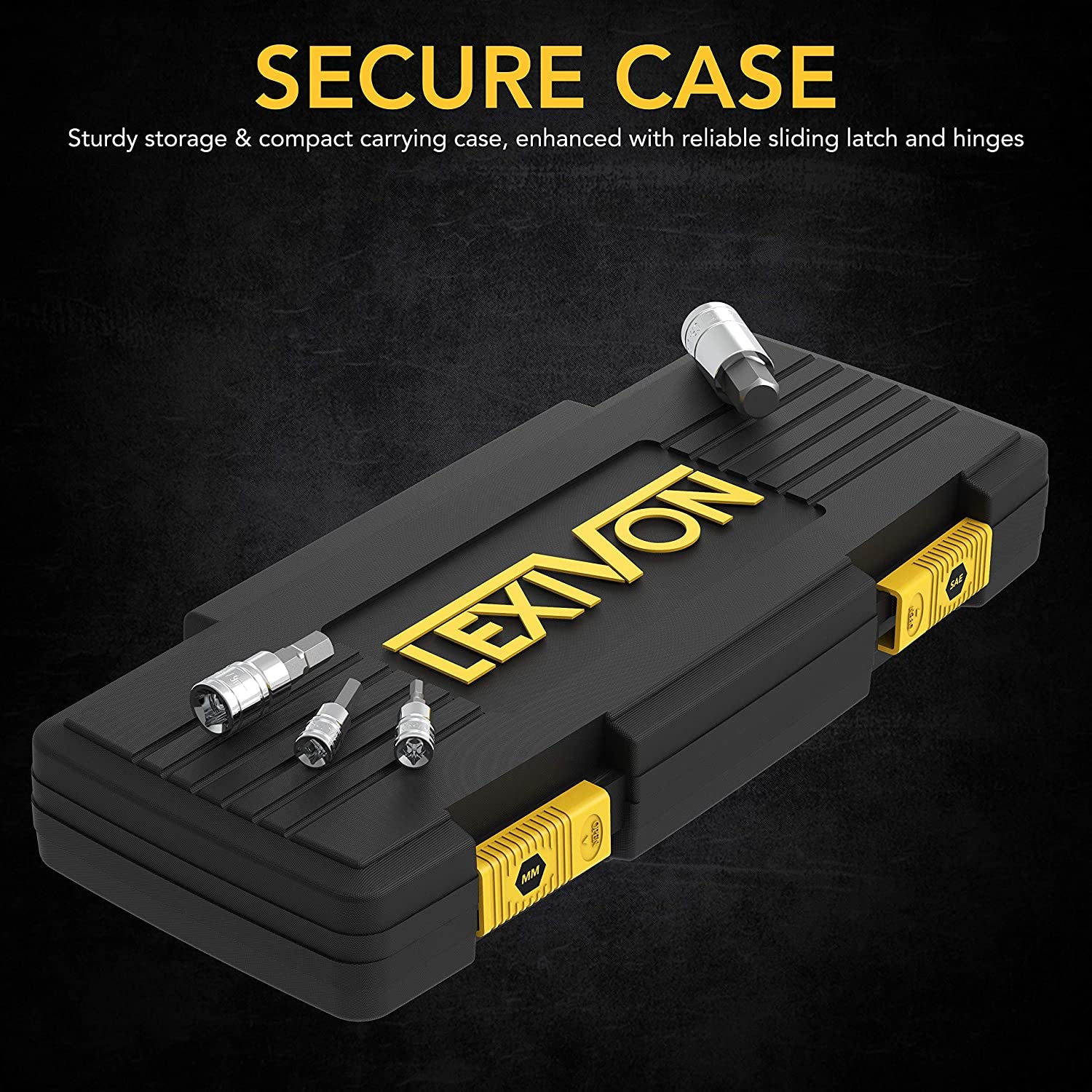 Premium 32-Piece Master HEX Bit Socket Set - S2 Alloy Steel with Enhanced Storage Case (LX-144)
