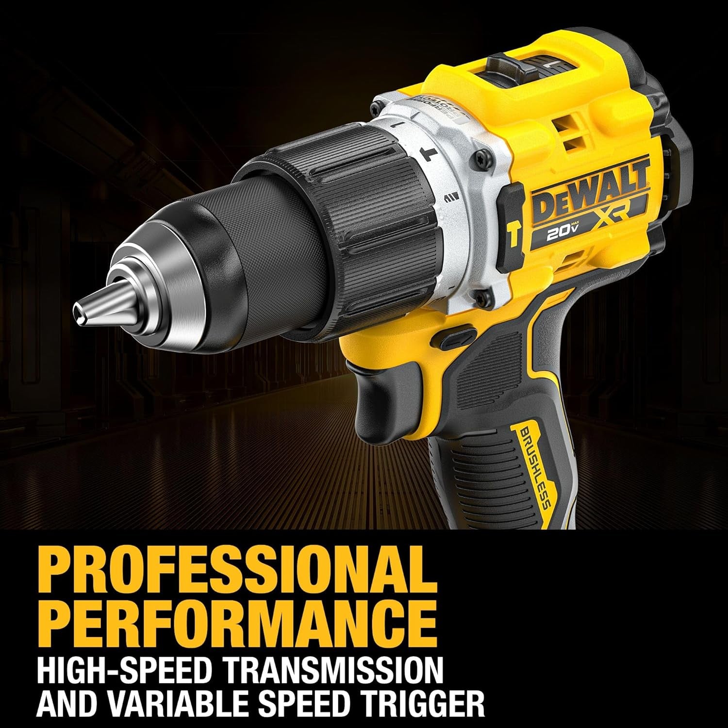 Elevate Your DIY Game with the 20V MAX XR Brushless Cordless 1/2" Hammer Drill!