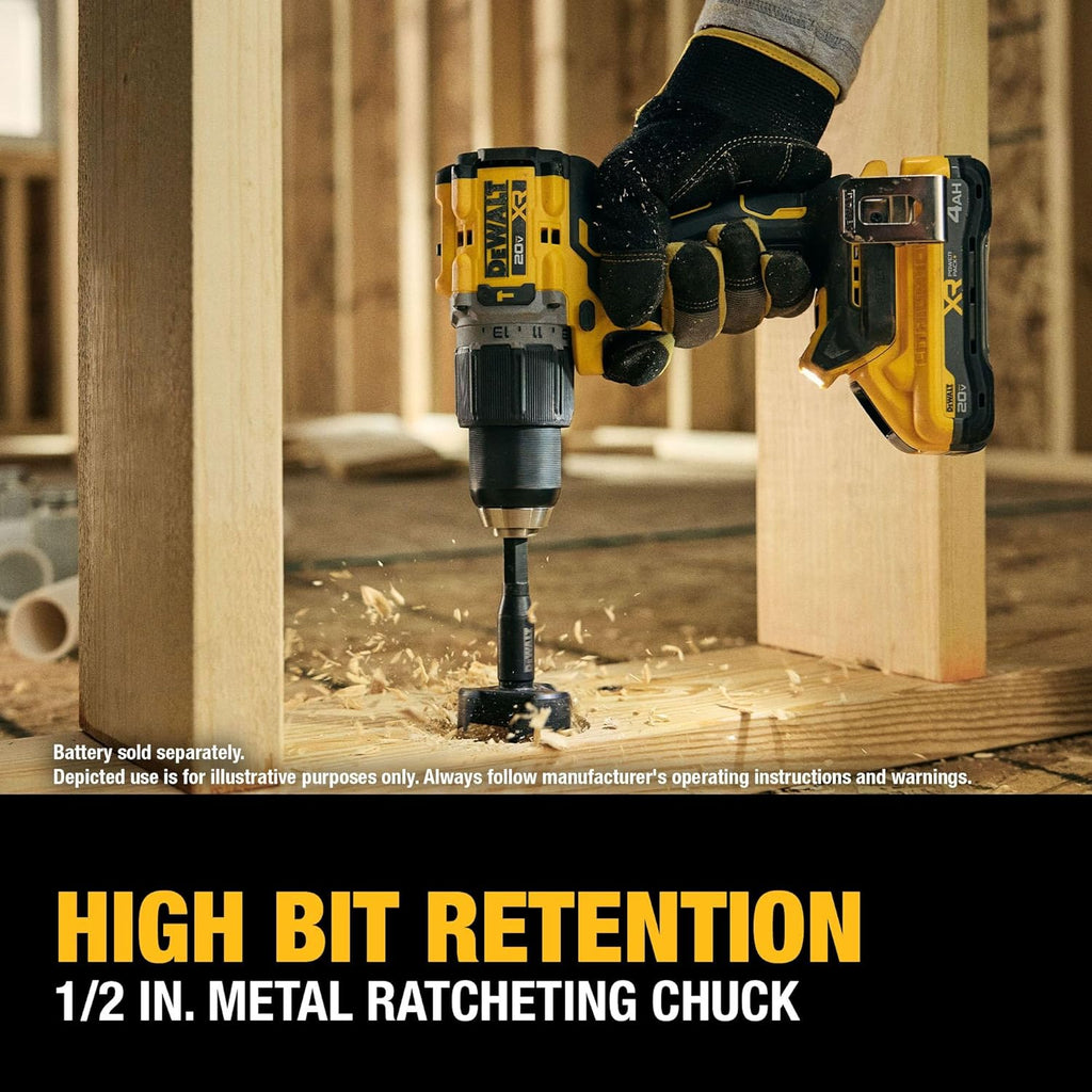 Elevate Your DIY Game with the 20V MAX XR Brushless Cordless 1/2" Hammer Drill!
