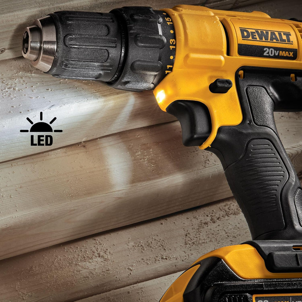 20V MAX Cordless Drill & Impact Driver Combo Kit - 2 Batteries, Charger & Bag Included!