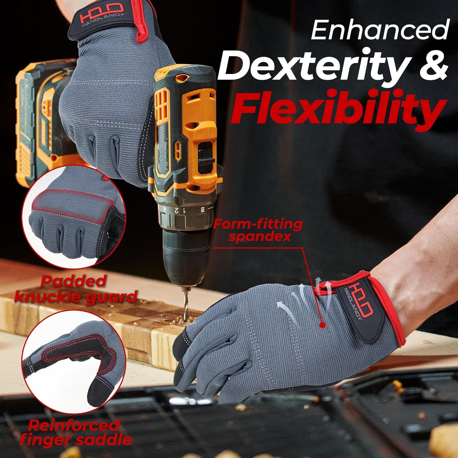 Ultimate Touch Screen Work Gloves for Mechanics & Gardeners - Unisex and Versatile!