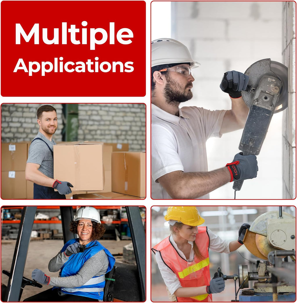Ultimate Touch Screen Work Gloves for Mechanics & Gardeners - Unisex and Versatile!