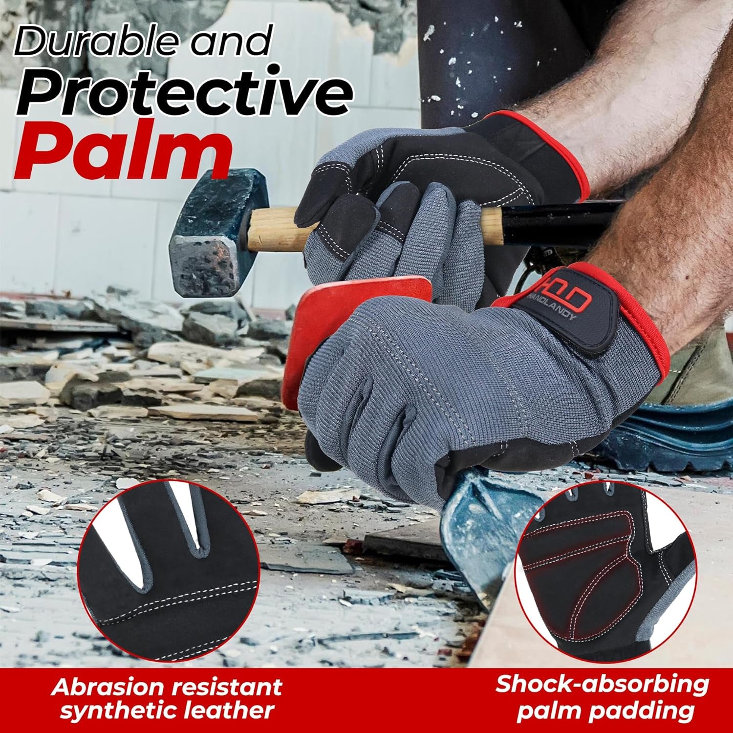 Ultimate Touch Screen Work Gloves for Mechanics & Gardeners - Unisex and Versatile!