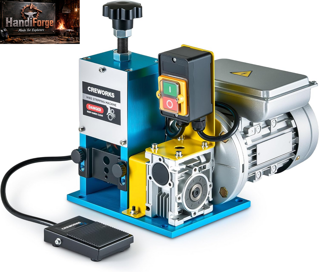 180W Automatic Electric Wire Stripper - High-Efficiency Copper Stripping Machine for 1.5-25mm Cables, Perfect for Scrap Wire Recycling