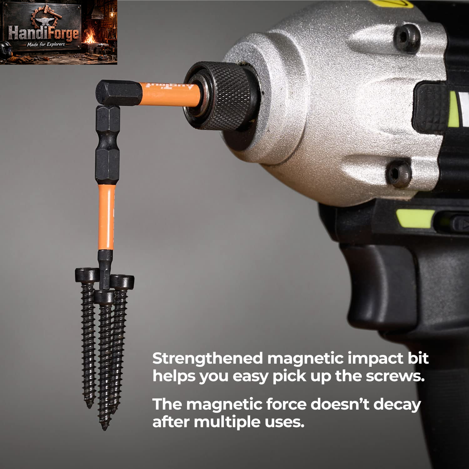 20-Piece Magnetic Impact Hex Head Allen Wrench Drill Bit Set - Durable S2 Steel with Storage Box
