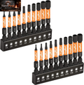 20-Piece Magnetic Impact Hex Head Allen Wrench Drill Bit Set - Durable S2 Steel with Storage Box