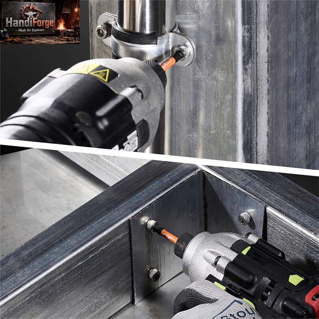 20-Piece Magnetic Impact Hex Head Allen Wrench Drill Bit Set - Durable S2 Steel with Storage Box